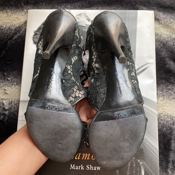 Givenchy Black Lace Cage Sandal Bootie Heel SIZE: 40 - Picture 7 of 16